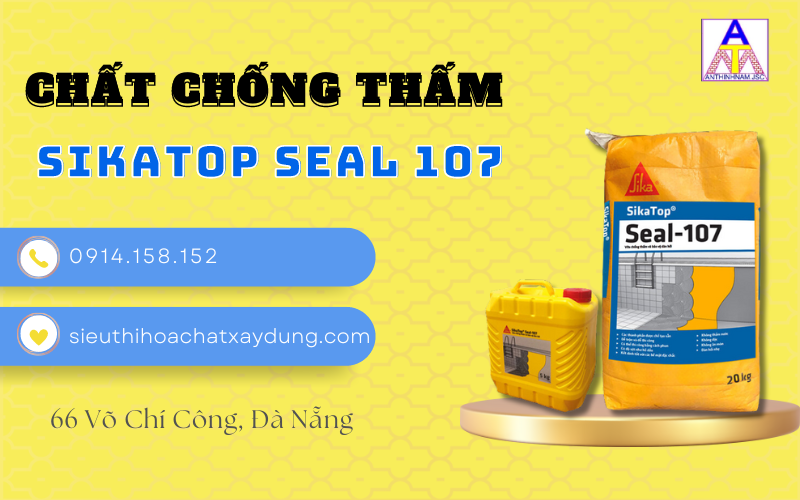 Sikatop Seal 107 là vữa chống thấm 2  thành phần gốc xi măng được dùng để chống thấm bể nước